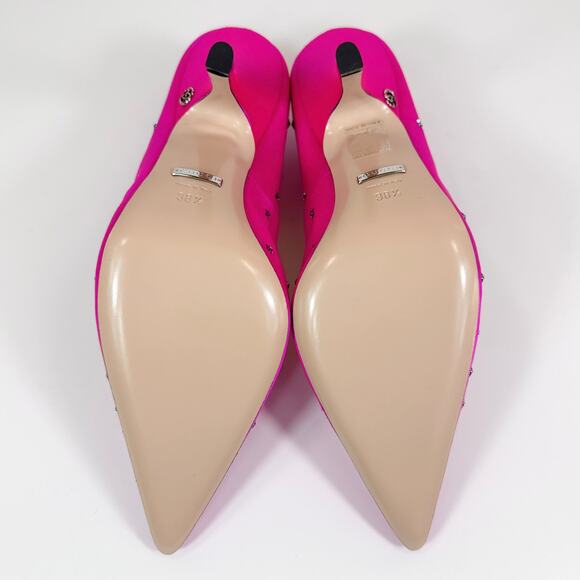 Gucci Jodie Crystal Embellished Satin Pump - Women’s 8.5 - Picture 6 of 8